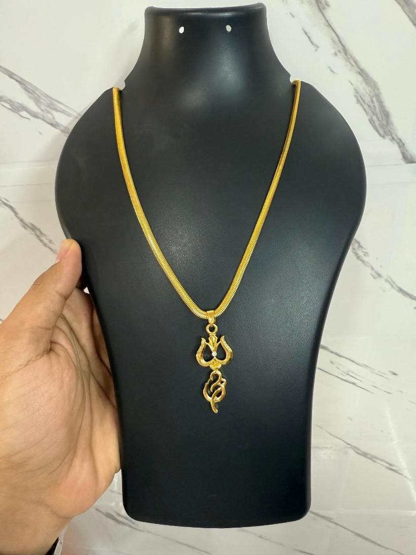 Trishul Pendant With Chain