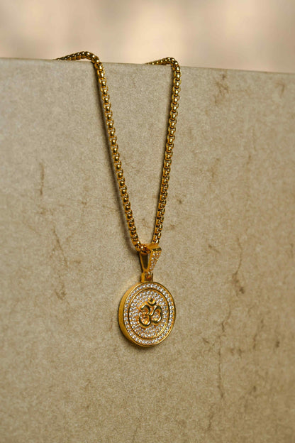 Om Pendant With Chain